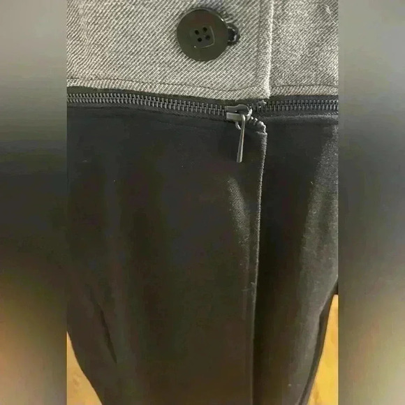 Cabi Black Gray Jacket Coat Zip Off Bottom Size Women’s Size Medium Long Sleeves - Picture 5 of 9